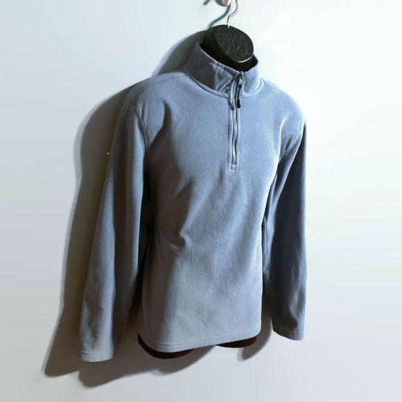G.H. Bass & Co. Mens Light Blue 1/4 Zip Sweatshirt - Picture 2 of 10